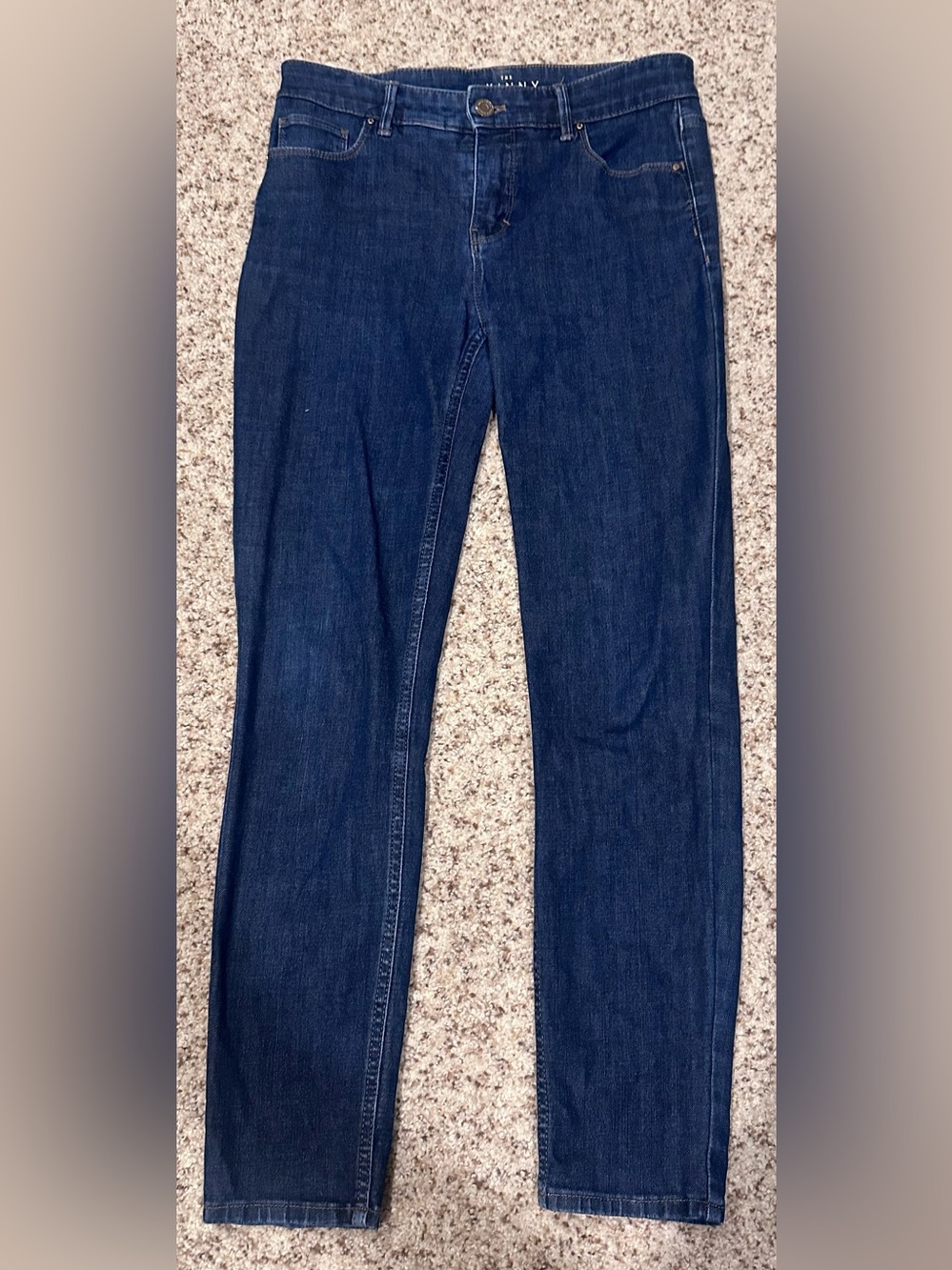 White House Black Market Dark Indigo Skinny Ankle Jeans Size 2